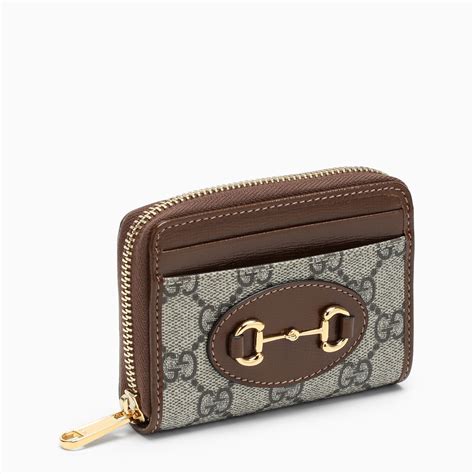 gucci card holder brown|gucci card holder sale clearance.